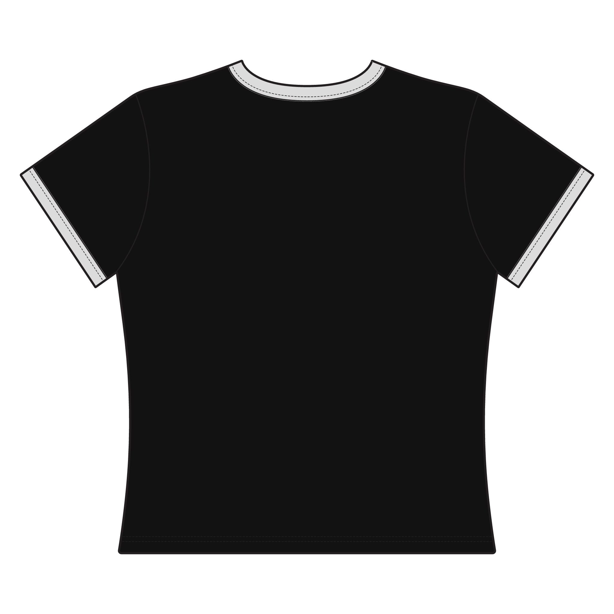 Moana-Inspired Girl Cartoon Ringer Tee — Tropical Hawaiian Disney Princess Graphic Shirt