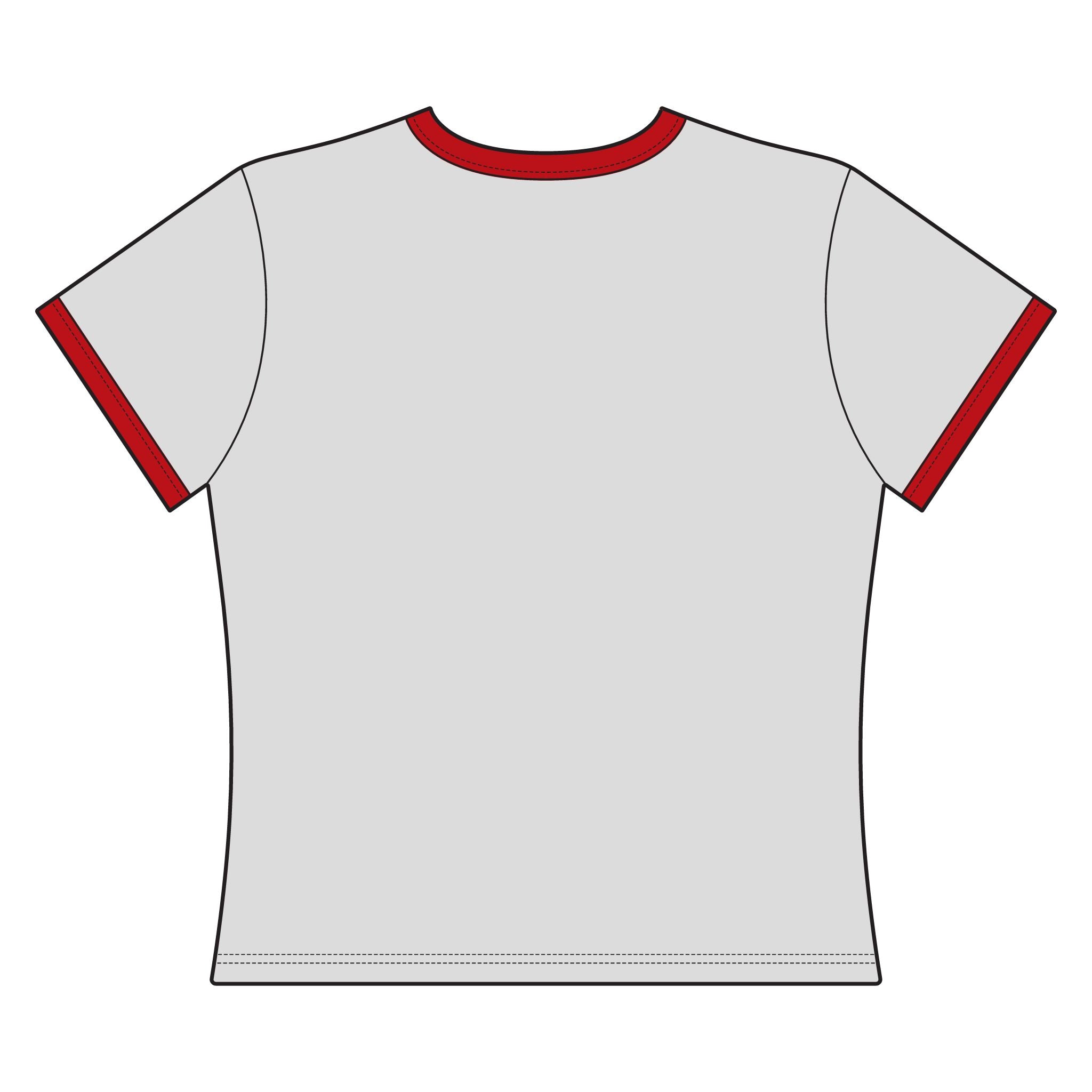 Moana-Inspired Girl Cartoon Ringer Tee — Tropical Hawaiian Disney Princess Graphic Shirt