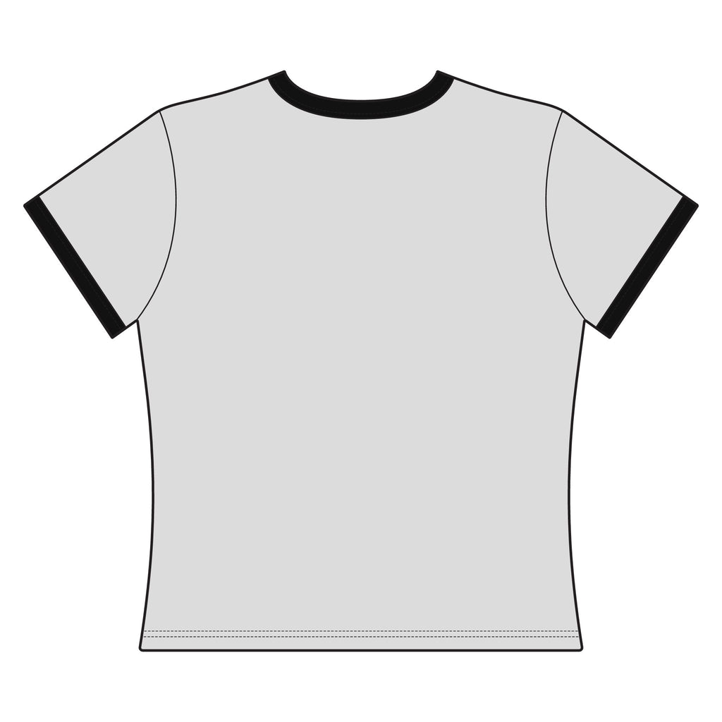 Moana-Inspired Girl Cartoon Ringer Tee — Tropical Hawaiian Disney Princess Graphic Shirt