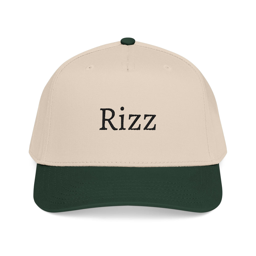 Rizz Embroidered Baseball Cap — Classic Two-Tone Personalized Hat